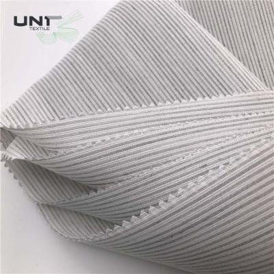 China 100% Polyester Woven Fusible Horse Hair Interlining Fabric Chest Interlining Washable for sale