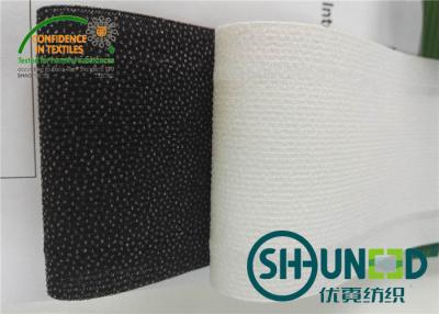 China Comfortable Waistband Woven Interlining With Good Stretch / Knit Structure for sale