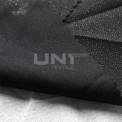 Chine Shrinkage≤1% Polyester garment Interlining Fabric With Fusible Temperature 130-150C à vendre