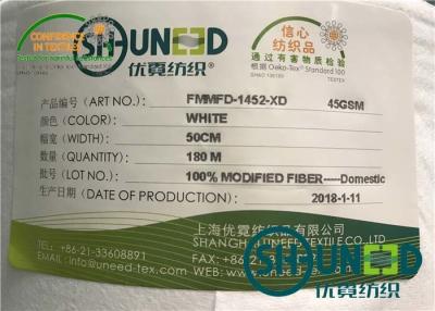 China El 100% modificó la tela no tejida de Spunlace de la mascarilla de la fibra para los cosméticos/el tejido mojado en venta