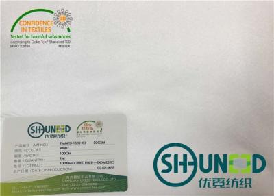 China 100% Modified Fibre 50GSM / 60GSM Spunlace Nonwoven Fabric for Cosmetics for sale