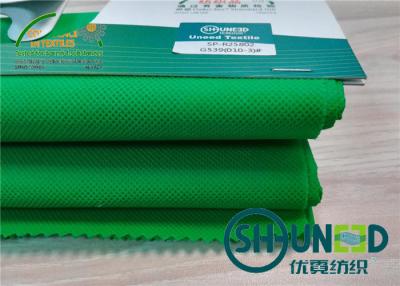 中国 抗菌医学の、家の織物のための緑PP Spunbondの非編まれた生地 販売のため