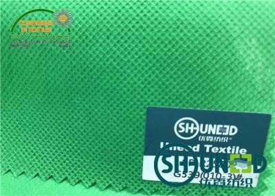 China Green 100% Polypropylene Spunbond Nonwoven Fabric Mixed Recycled Material For Bags for sale