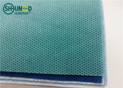 China Anti Static PP Spunbond Non Woven Fabric 35gsm 10cm - 320cm Width For Surgical Gown for sale