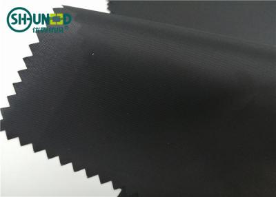 China 210T Knitted Taffeta Fabric Woven Interlining 100% Polyester For Garment Accessories for sale