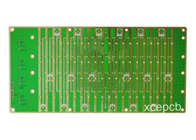 China F4B High Frequency Green Rigid PCB Service Custom Multi Layer HF PCB Boards 0.6mm for sale