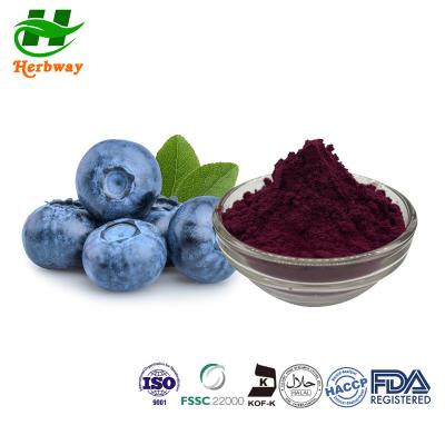 중국 ISO 천연 색소 분말 25% 안토시아니딘 84082-34-8 유로펜 릴베리 추출 분말 판매용