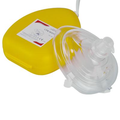 China Mouth To Mouth Face Disposable CPR Masks For Breathing Rescue Home Outdoor for sale