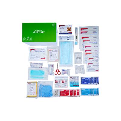China Primeros auxilios coloridos modificados para requisitos particulares Kit Boxes With de la sala de clase 4 dispositivos de los primeros auxilios del cajón en venta