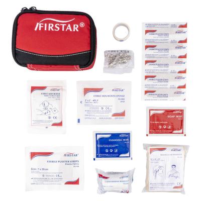 China Home Rescue Mini Travel First Aid Kit Nylon 600D Material 13*5.7*9.5cm for sale