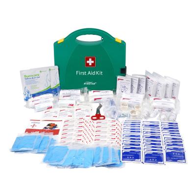 Chine Kit en plastique de premiers secours de premiers secours d'OEM de kits de lieu de travail de boîte vide fixée au mur de premiers secours à vendre
