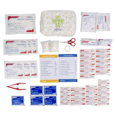 China Tyvek Travel First Aid Kits Water Resistant Yet Breathable First Aid Bag Custom Logo for sale