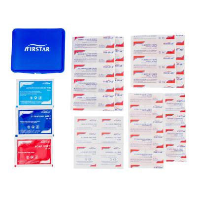 China Compact Pocket Plaster First Aid Kit Boxes For Small Injuries à venda