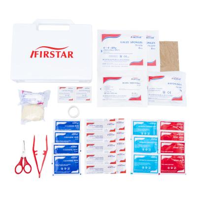 China 33pcs Portable Car First Aid Kit Wall Mounted ABS Plastic Empty Box for sale