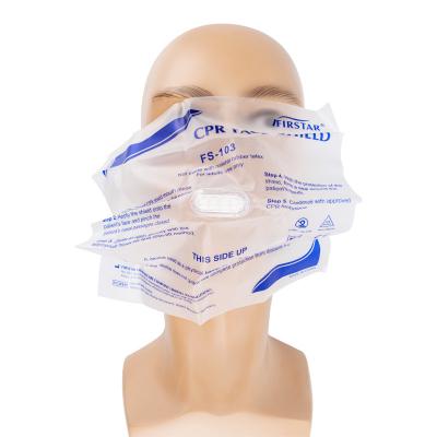 China Mouth To Mouth CPR Face Shield Artificial Respiration Emergency Mask for sale