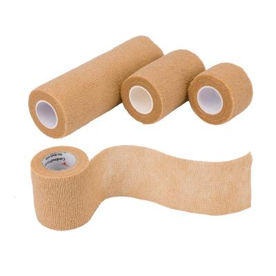 China Pure Cotton Natural Rubber Self Adhesive Bandage For Emergency Rescue Water Resistant for sale
