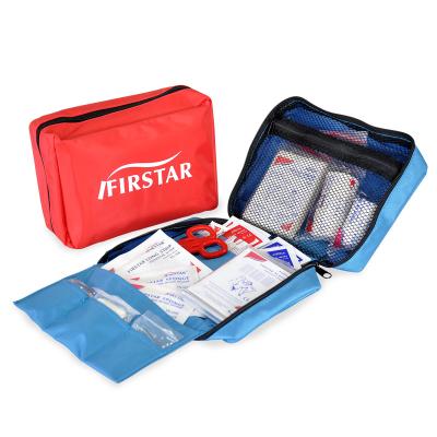 China Work Home Survival First Aid Kit Vehicle Emergency Medical Trauma Kit 20.5x14x5.5cm for sale
