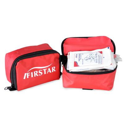 China FDA First Aid Kit 5 Person Travel Hiking Trauma Kit Supplies 13x8x6 Cm for sale