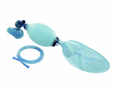 China Pediatric Silicone Airflow Manual Resuscitator Bags With Peep Valve Pvc Ambu Bag Reusable Adult for sale