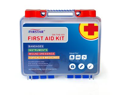 China ISO Fda Approved First Aid Kit Plastic Box 15x13.8x4.5cm for sale