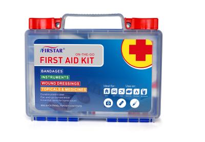 China Pp Plastic First Aid Kit Box For Home Portable Large 25.1x19.9x7.6mm FIRSTAR for sale