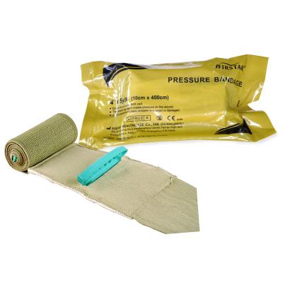 China Beige First Aid Supplies Effective Bleeding Control Bandage For Military Training Combat for sale
