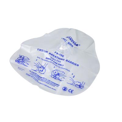 China Cpr Practice-Shield Disposable Manikin Face Shields Roll Barrier Pear Shape EVA for sale