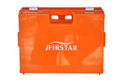 China Plastic ABS First Aid Box Wall Bracket Large Orange 40x30x15cm for sale