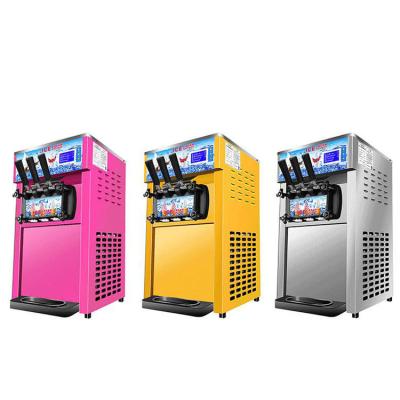 Chine divers goûts de 1.2Kw Mini Soft Ice Cream Machine pour des centres commerciaux à vendre