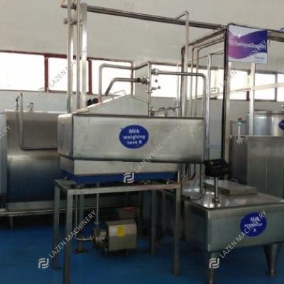 China 316L Material Dairy Processing Machine Semi Automatic Milk Processing Machine for sale