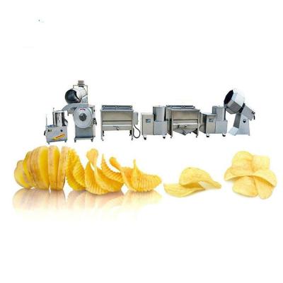 China Semi Automatic Potato Chips Machine Frozen French Fries Making Machine for sale