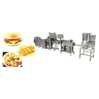 China Volumetric Automatic Food Processing Machine Electric Hamburger Patty Forming for sale