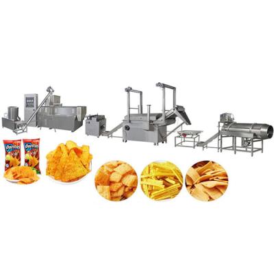 China Automated Doritos Production Line Tortilla Chips Production Line 100-500kg/H en venta