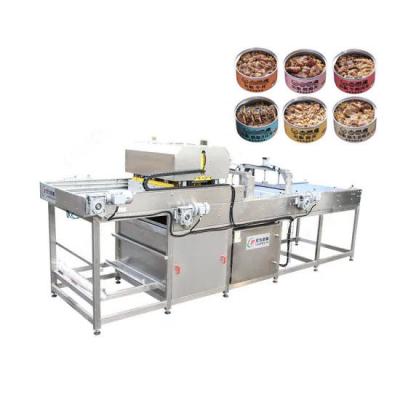 China Canned Sardines Tuna canned fish production line 15 - 30pcs/min for sale
