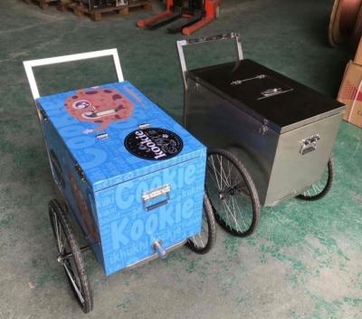 China Africa popsicle ice cream cart,ice cream push cart with umbrella à venda