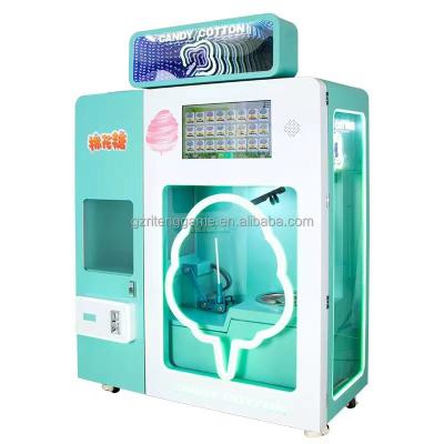China Automatic 400-2500w Candy Floss Vending Machine For Commercial Catering en venta
