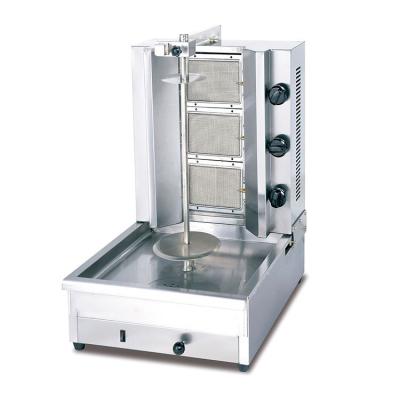 China full automatic shawarma machine doner kebab machine Grill Machine 2/3/4/5/6 Burners Gas Grill en venta