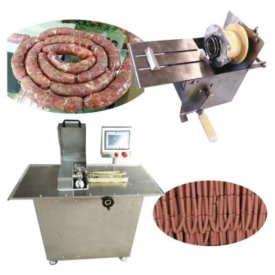 China Silver Stainless Steel Sausage Making Machine Fully Automatic Connection And Filling for sale