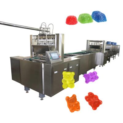 Китай Full Automatic Candy Making Machine Jelly Gummy Production Line 45KW продается