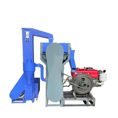 China Multi-functional diesel-powered rice milling machine  produced by Backbone Machinery for sale