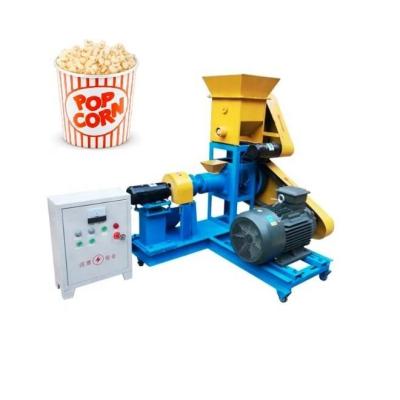 China Extrusora de alimentos pequeños para bocadillos máquina de inflar de arroz maíz máquina automática de hacer en venta