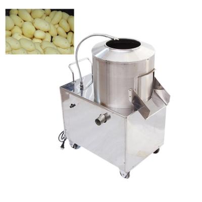China Elektrische aardappelschilmachine voor commerciële doeleinden prijs aardappelschilmachine en -reinigingsmachine Te koop