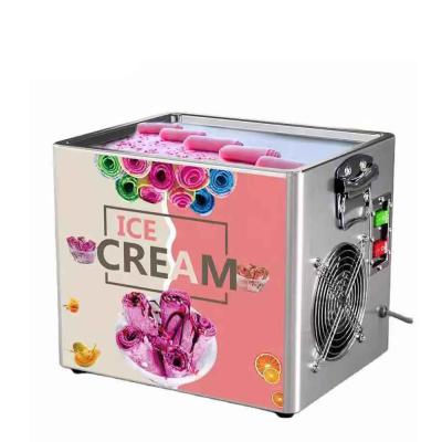 China Table top Mini Fried Ice Cream Machine Professionals Maker for sale