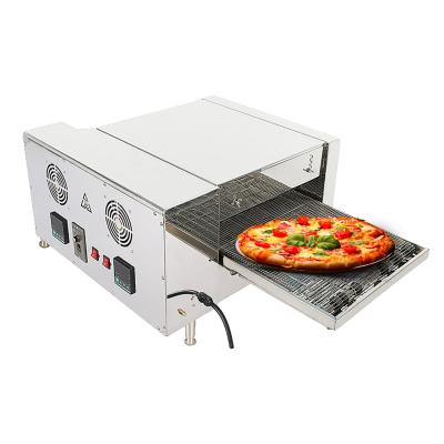 China Alemania Deutstandard Cinturón transportador automático Horno de pizza comercial con pantalla digital Horno eléctrico Pizza para pizzerías en venta