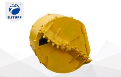 China 120cm Forging Welding Hard Rock Drilling Bucket 13 Bullet Teeth For Drilling Rig for sale