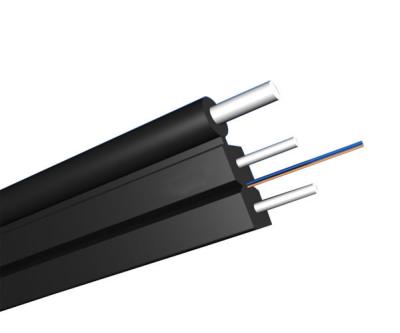 China 2 Core Fiber Optic Patch Cord Single Mode , FTTH Fiber Optic Drop Cable for sale
