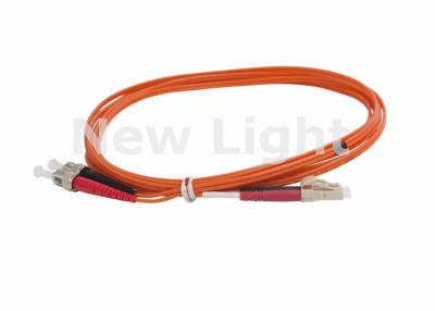 China Diámetro del cable 2.0m m del remiendo de la fibra del ST LC del solo modo para la red de área local en venta