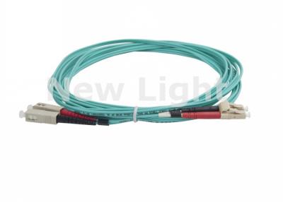 Chine La correction optique duplex de fibre câble 50/125 à plusieurs modes de fonctionnement, la bonne longévité LC à la corde de correction de Sc à vendre