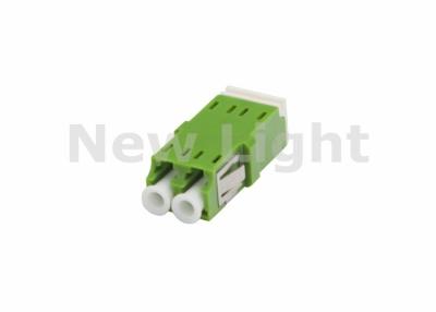 China FTTH / Data Center LC Duplex Adapter , Duplex LC APC Adapter Without Flange for sale