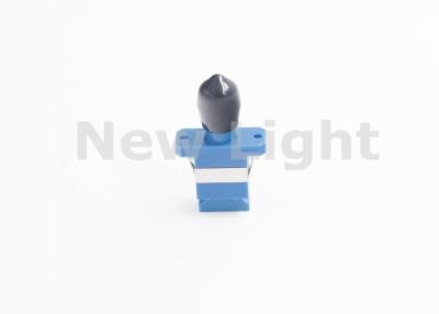 China Blue / Black Color Fiber Optic Adapter SM SX Plastic Hybrid SC TO ST Fiber Adapter for sale